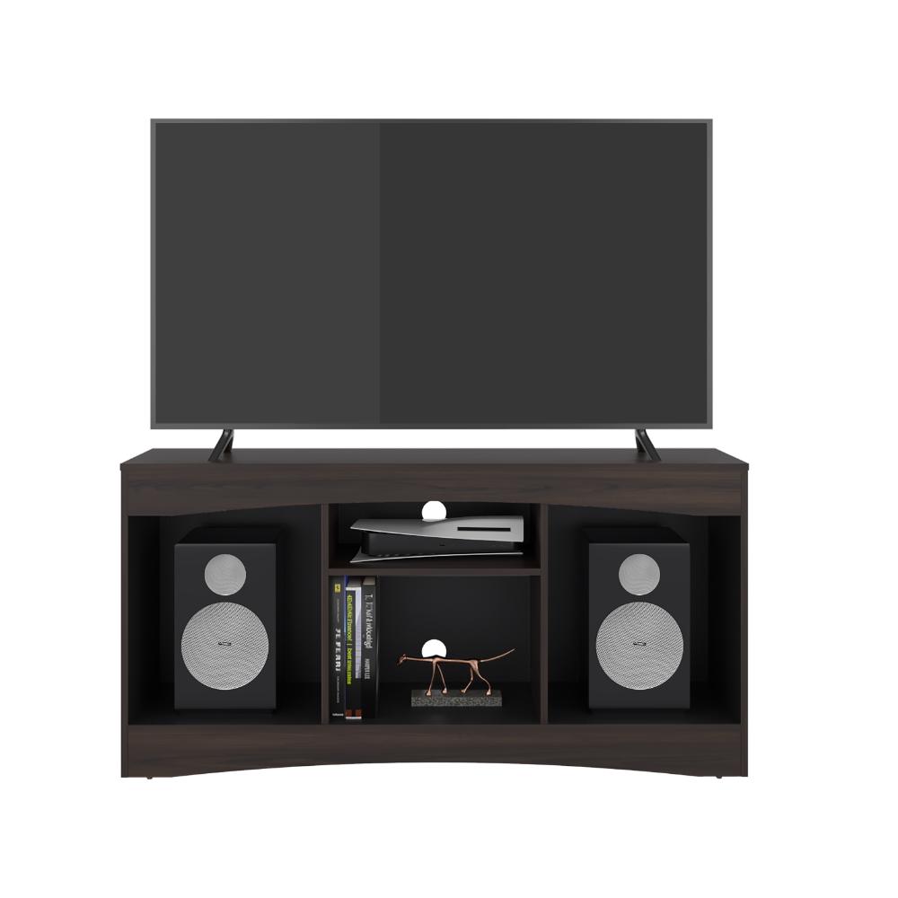 Rack Tv Fiorenzi, Nogal y Wengue, con espacio para TV de 55" (vista 2)