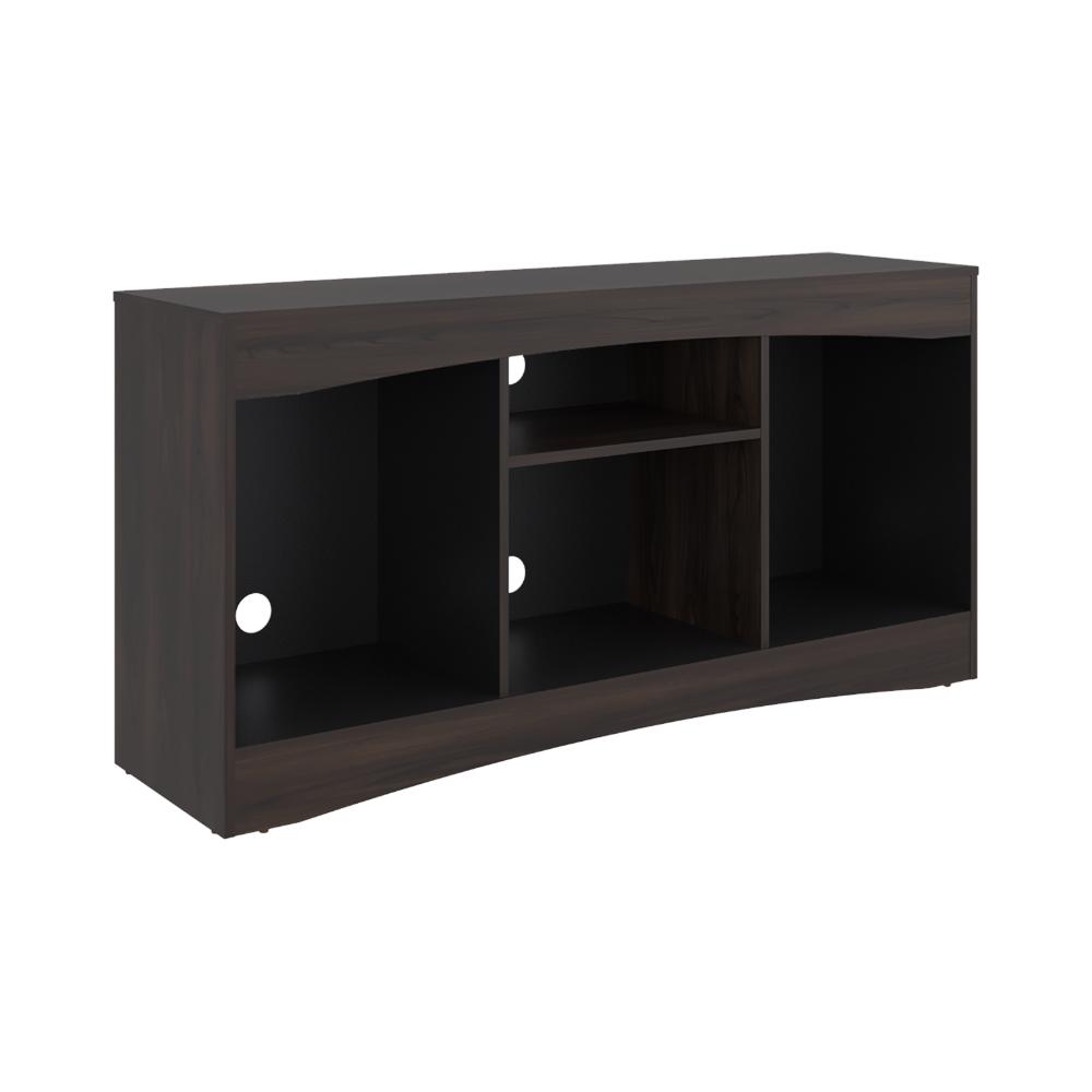 Rack Tv Fiorenzi, Nogal y Wengue, con espacio para TV de 55" (vista 5)