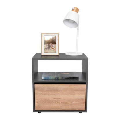 Velador Galanto, Plomo y Lenno con Una Puerta Batiente