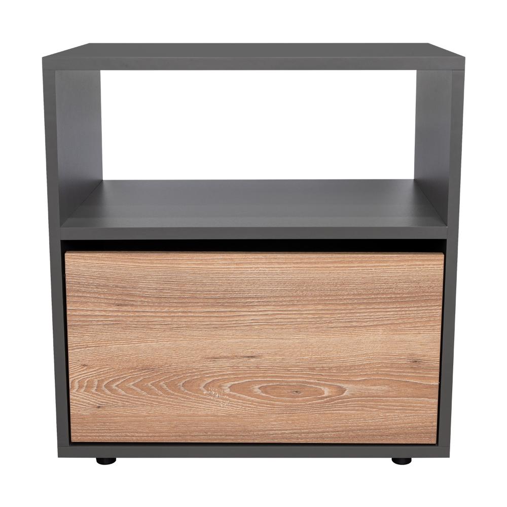 Velador Galanto, Plomo y Lenno con Una Puerta Batiente