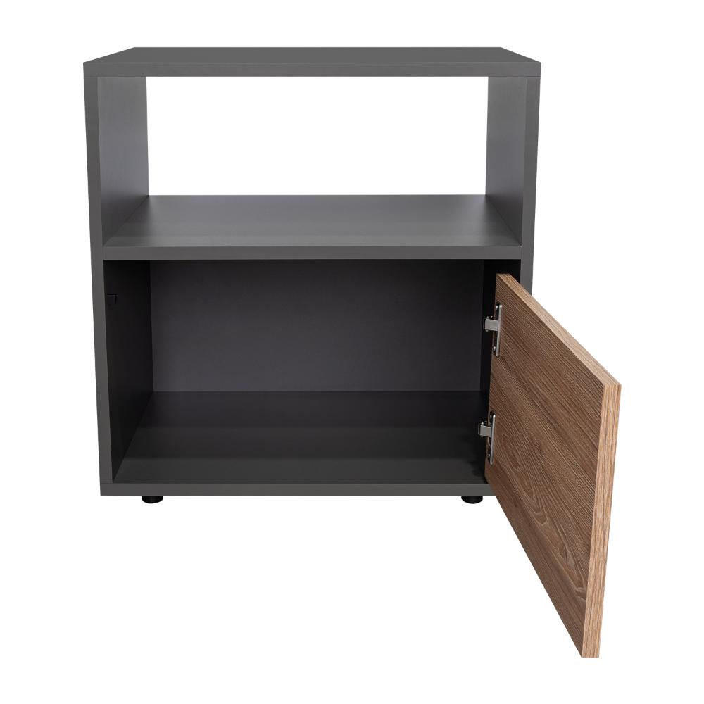 Velador Galanto, Plomo y Lenno con Una Puerta Batiente