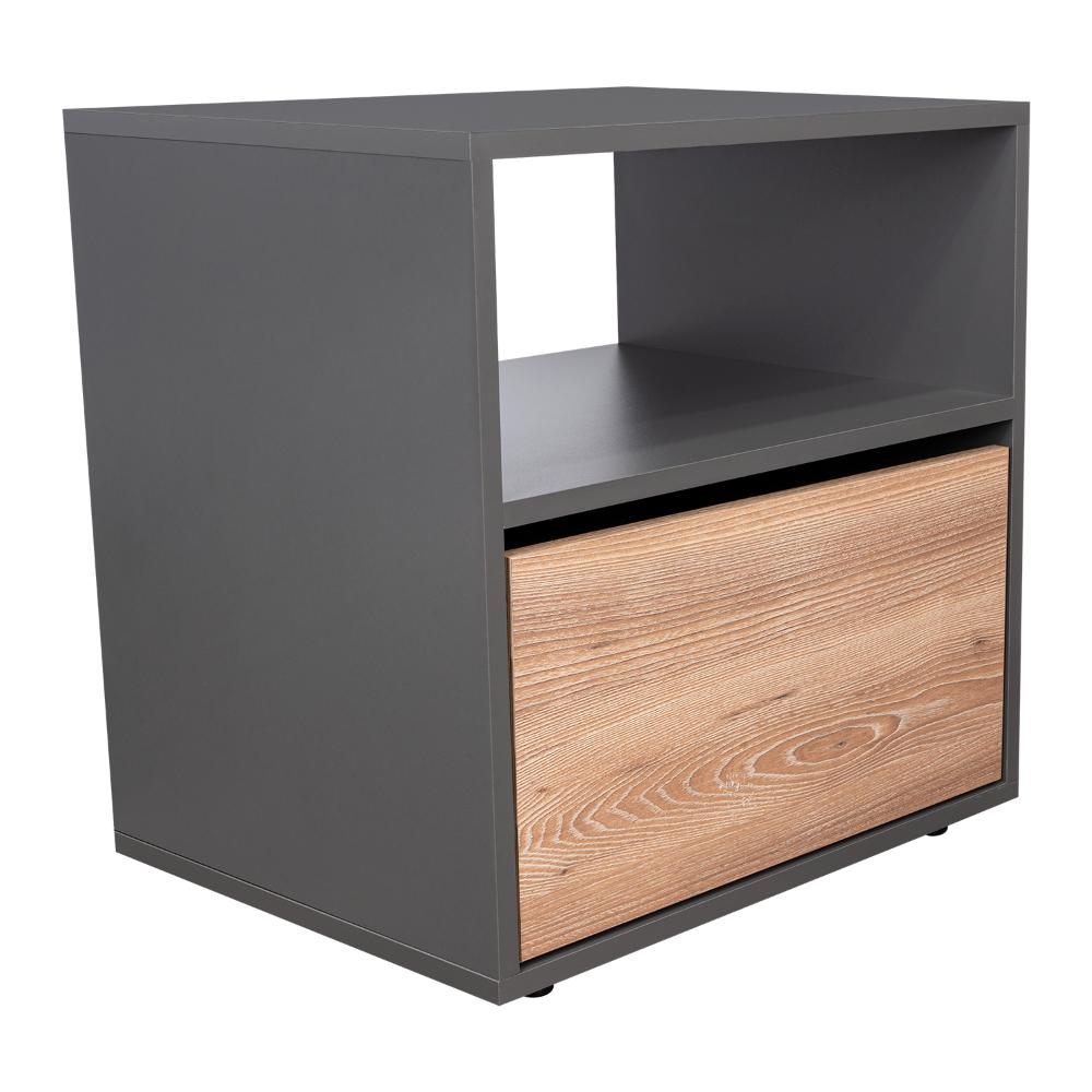 Velador Galanto, Plomo y Lenno con Una Puerta Batiente