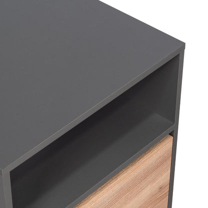 Velador Galanto, Plomo y Lenno con Una Puerta Batiente