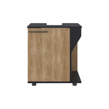 Mueble Para Lavamanos Phillips Una Puerta Wengue Y Fresno