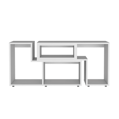 Mesa Para Tv Ascher, Blanco Duqueza, con Espacio Para Televisor de Hasta 50 Pulgadas
