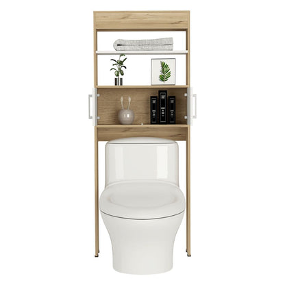 Mueble Optimizador Wc Bath BI Color Duna y Blanco Para Baño