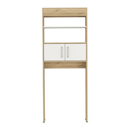 Mueble Optimizador Wc Bath BI Color Duna y Blanco Para Baño