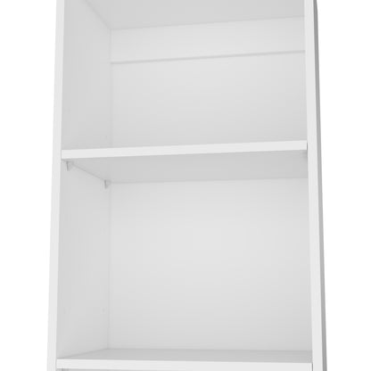Biblioteca Estante Con Cinco Repisas Melamina, FM Furniture Blanco
