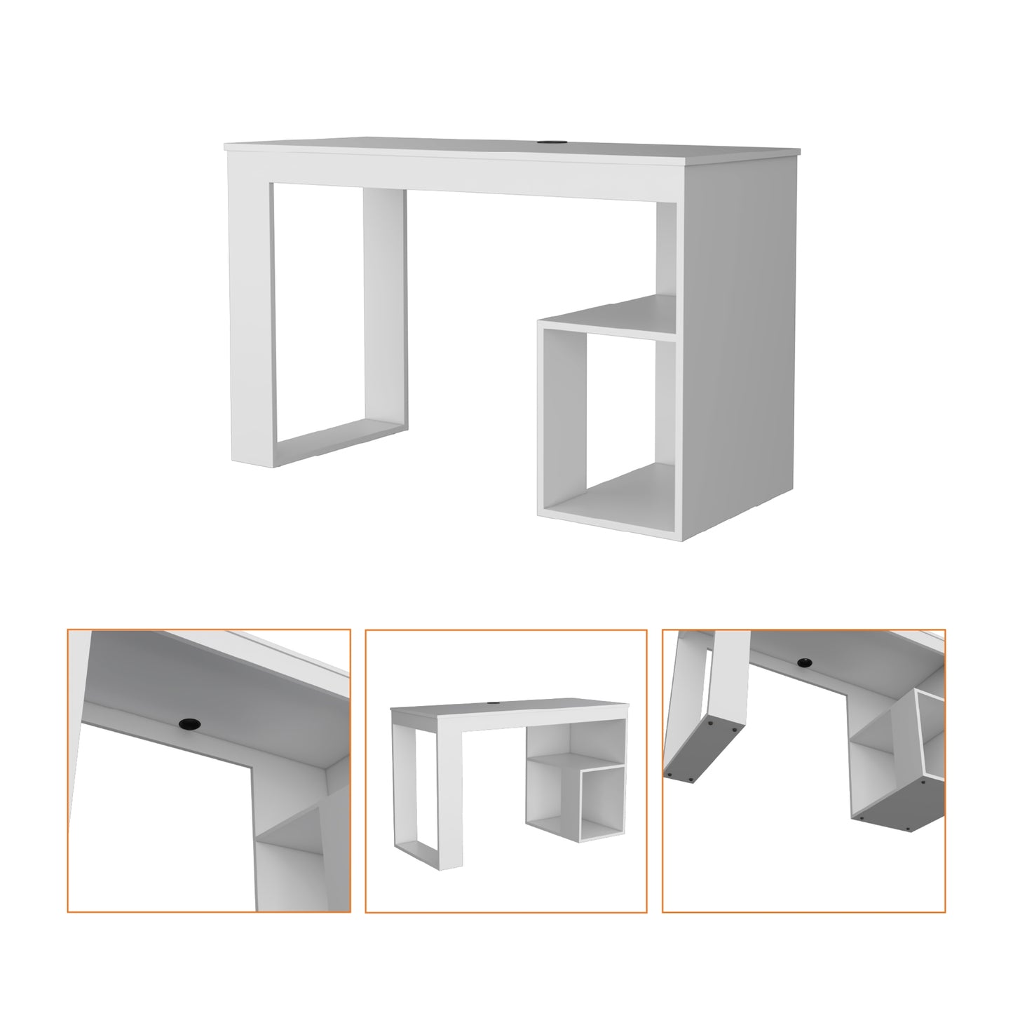 Escritorio Dos Cajones, FM Furniture 061B, Wengue