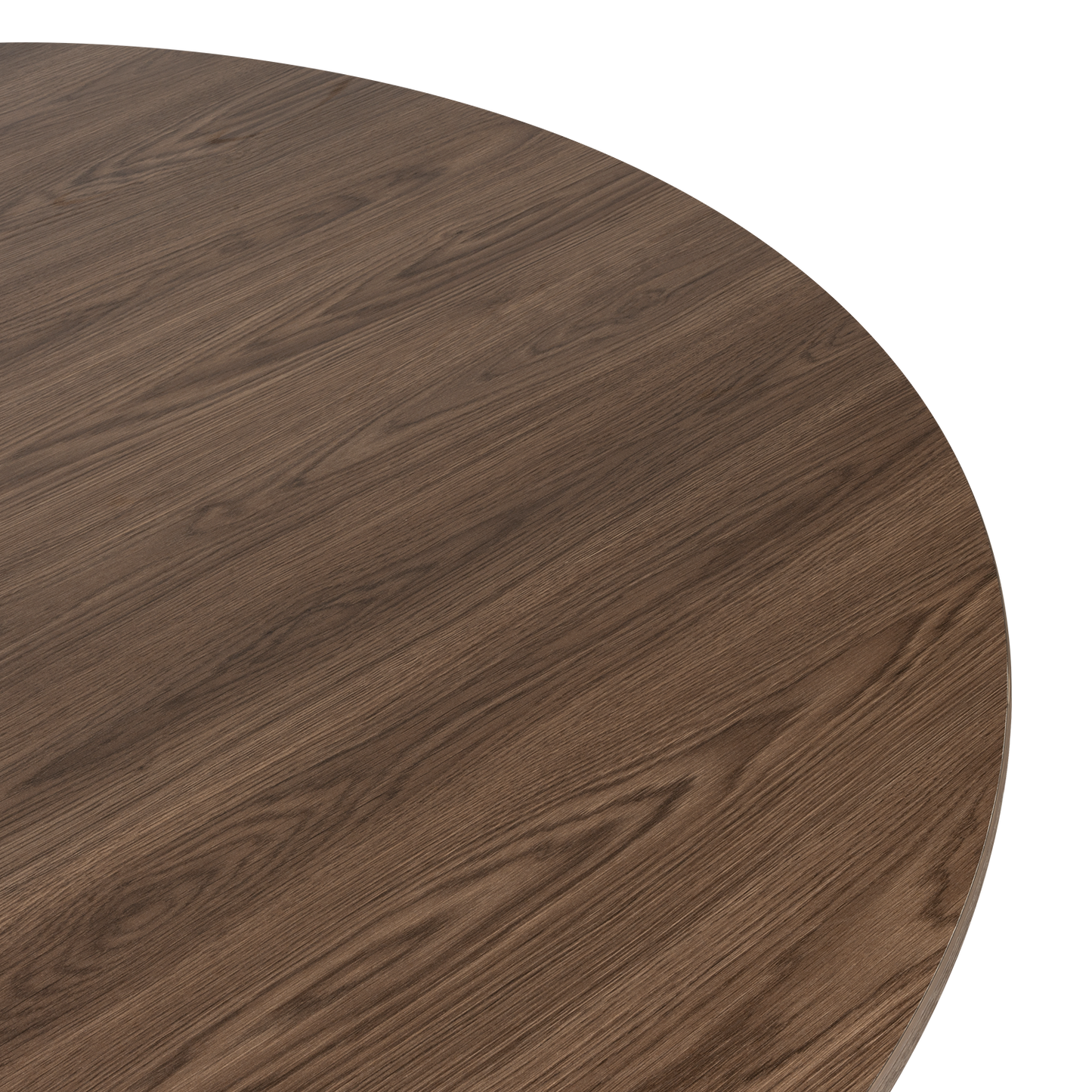 Mesa De Reunion Redonda Fm 055N Negro Y Café Oscuro