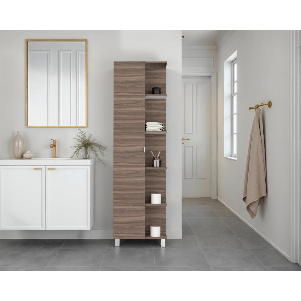 Optimizador Bath 300 Una Puerta Fm, Avellana Blanco