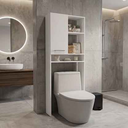 Optimizador Wc Bath 26, Blanco Duqueza, Ideal para Ahorrar Espacio