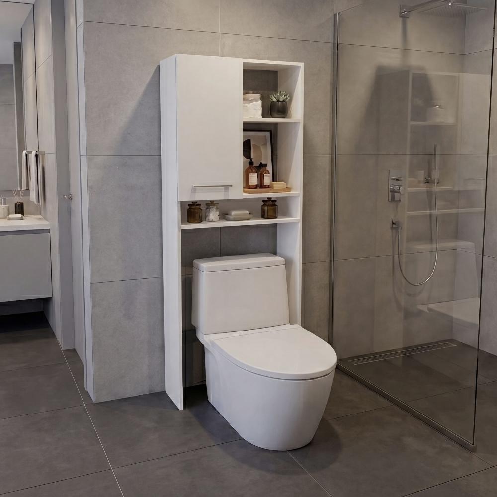 Optimizador Wc Bath 26, Blanco Duqueza, Ideal para Ahorrar Espacio