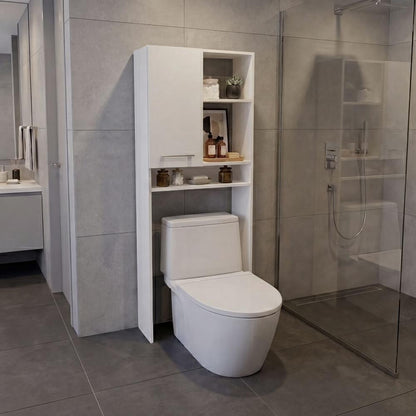 Optimizador Wc Bath 26, Blanco Duqueza, Ideal para Ahorrar Espacio