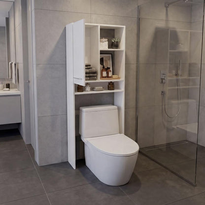 Optimizador Wc Bath 26, Blanco Duqueza, Ideal para Ahorrar Espacio