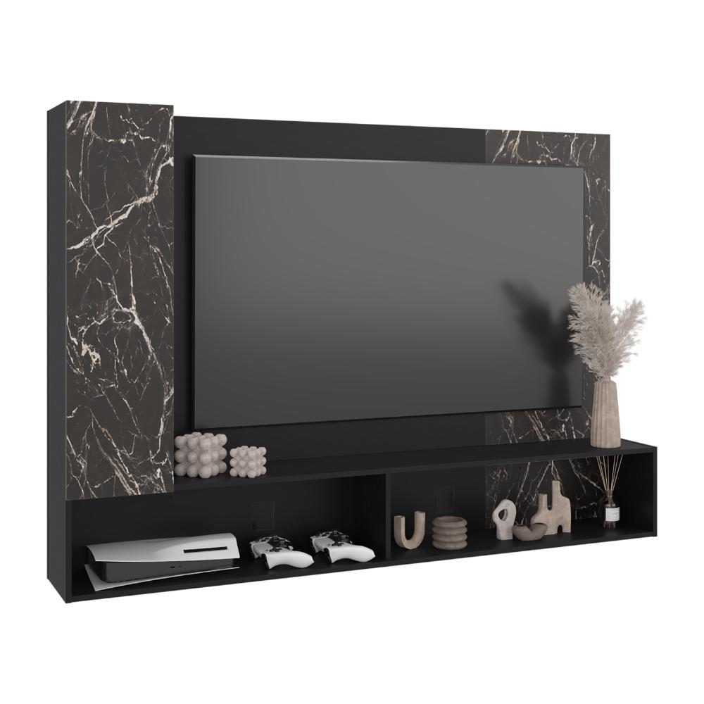 Panel de Tv Beta, Wengue y Mamba con Espacio Para Televisor de Hasta 65"