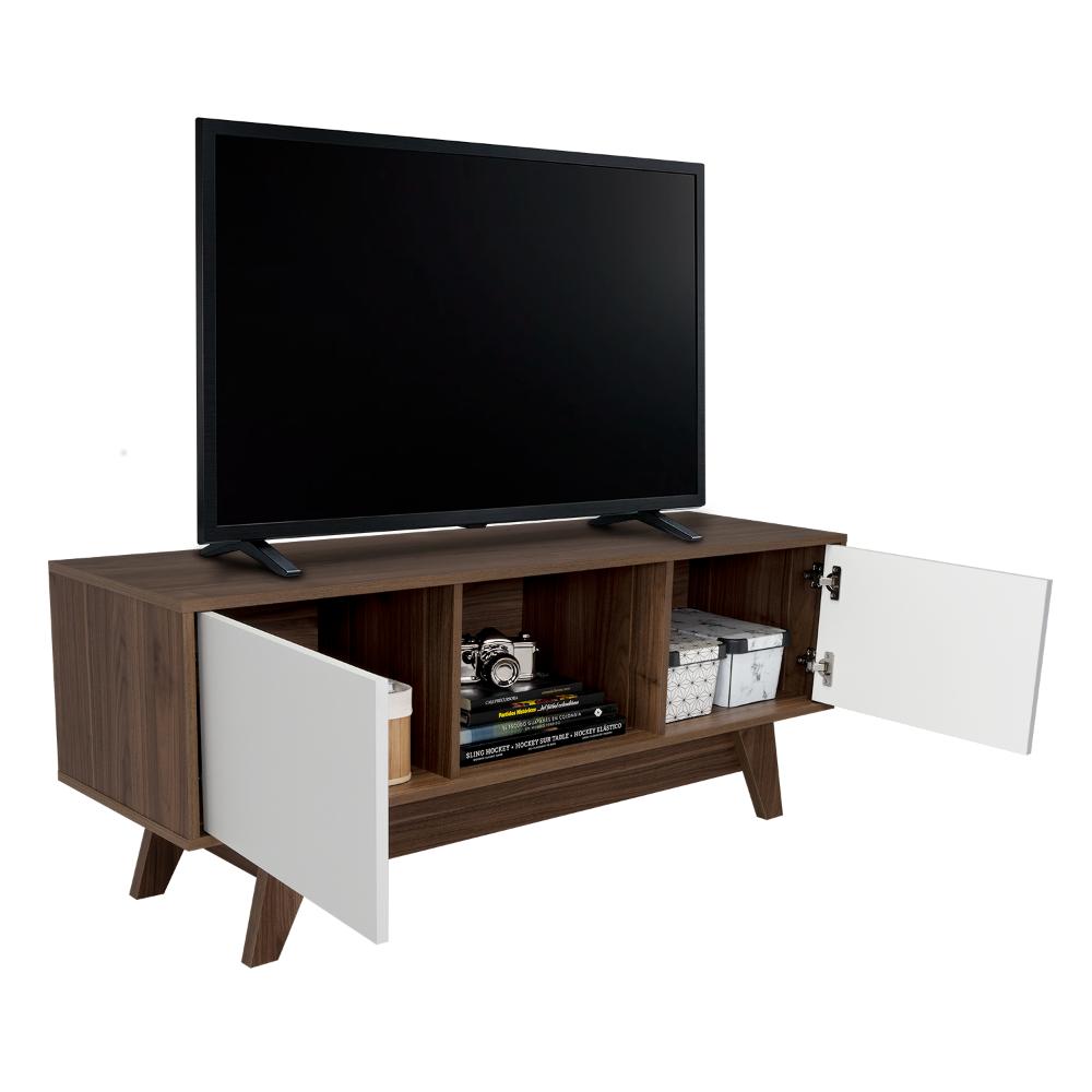 Rack Tv55" Romero Dos Puertas, Gales / Blanco (vista 4)