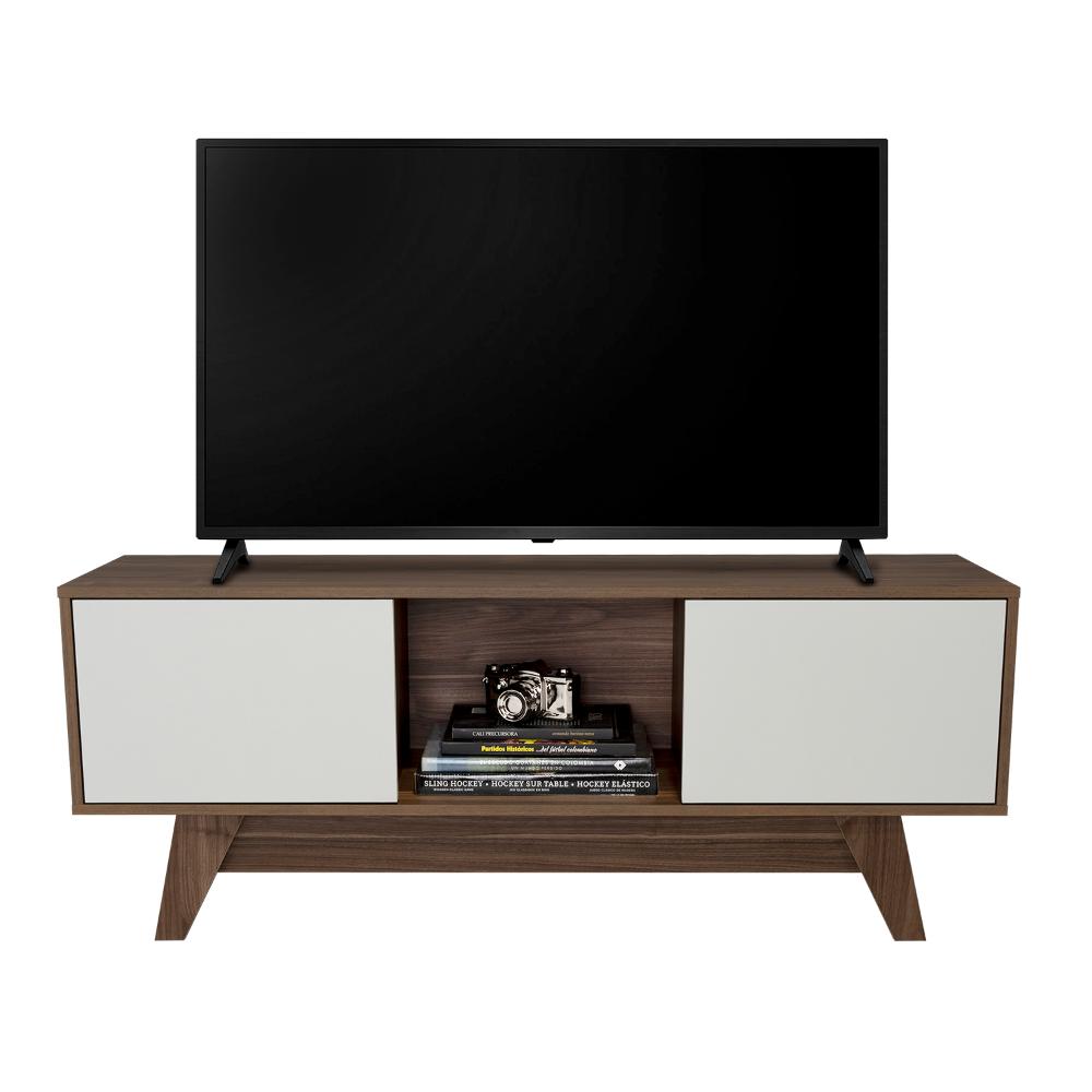 Rack Tv55" Romero Dos Puertas, Gales / Blanco (vista 5)