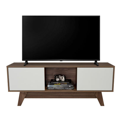 Rack Tv55" Romero Dos Puertas, Gales / Blanco (vista 5)