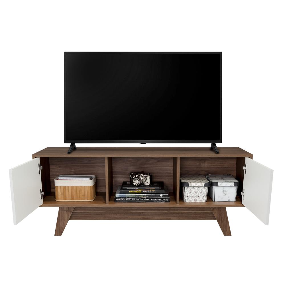 Rack Tv55" Romero Dos Puertas, Gales / Blanco (vista 6)
