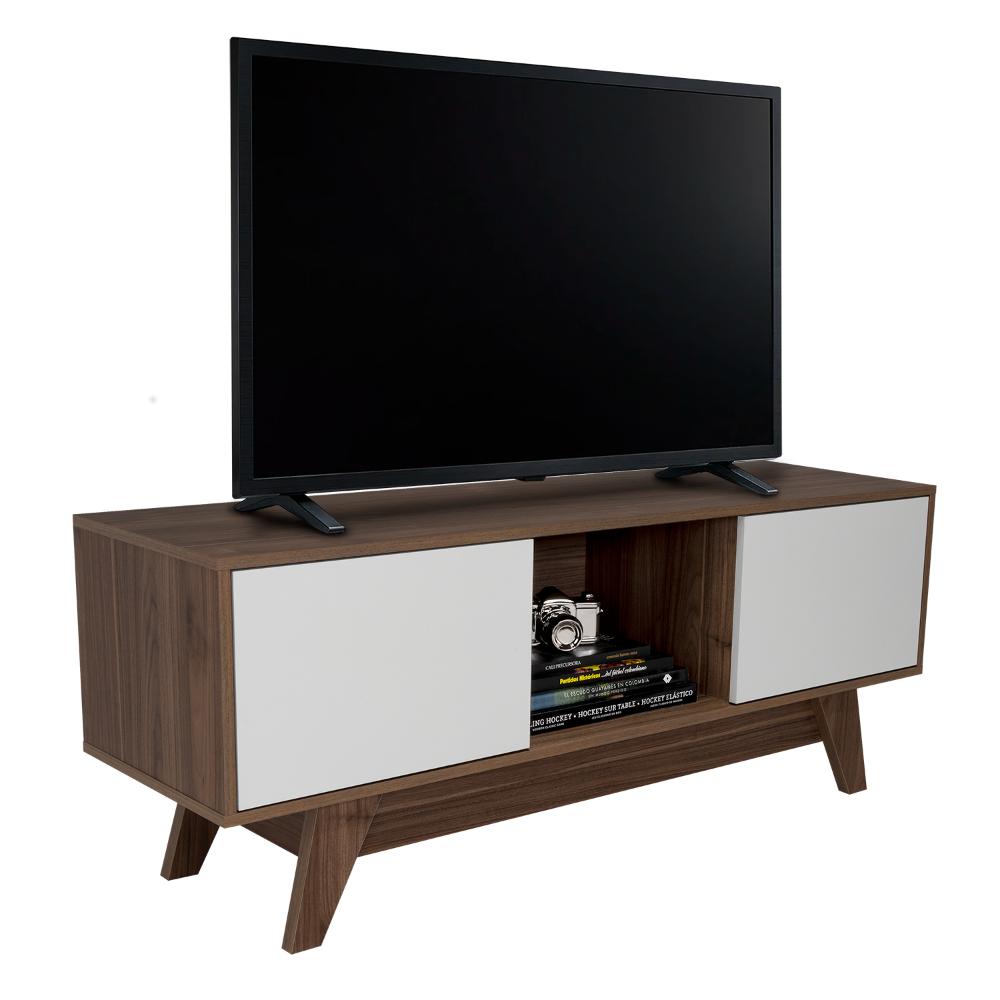 Rack Tv55" Romero Dos Puertas, Gales / Blanco (vista 3)