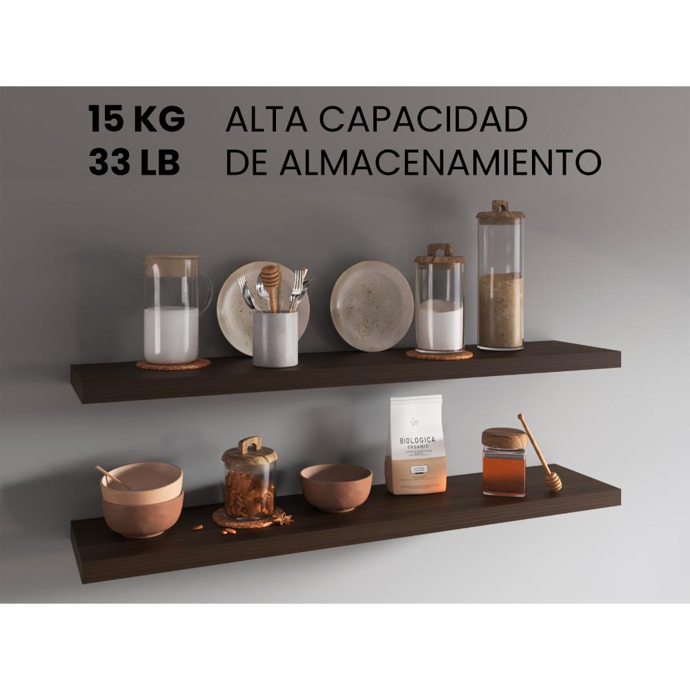 Repisa Flotante Wall, Amaretto Por 1 Unidad