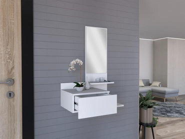 Mueble Recibidor Un Cajon Vienna, Blanco