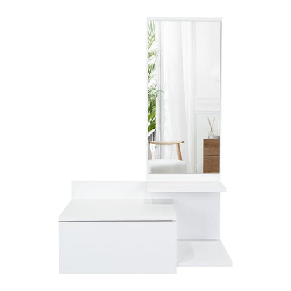 Mueble Recibidor Vienna, Recibidor Viena, Blanco, con un Cajón