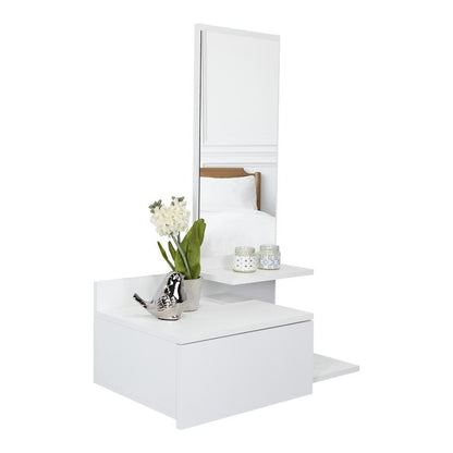 Mueble Recibidor Vienna, Recibidor Viena, Blanco, con un Cajón