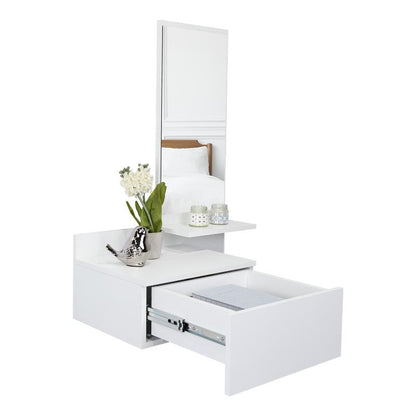 Mueble Recibidor Vienna, Recibidor Viena, Blanco, con un Cajón