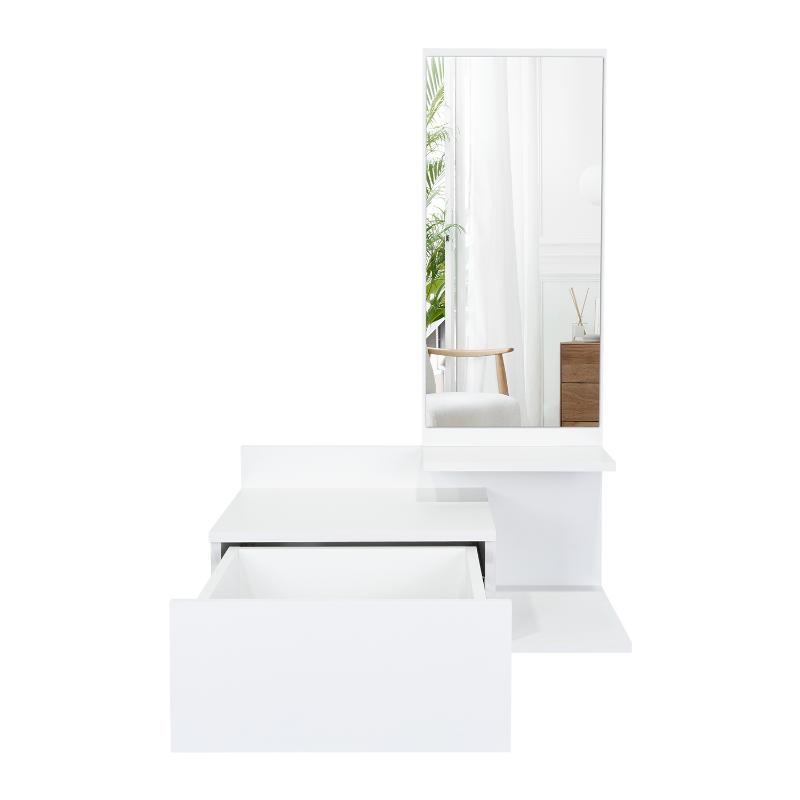 Mueble Recibidor Vienna, Recibidor Viena, Blanco, con un Cajón