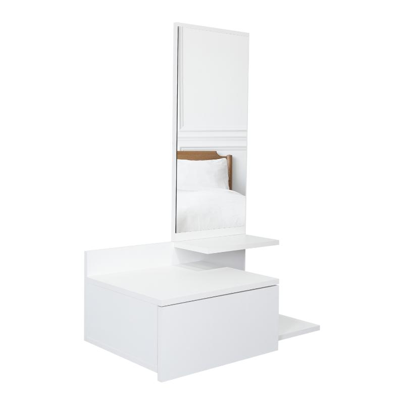 Mueble Recibidor Vienna, Recibidor Viena, Blanco, con un Cajón