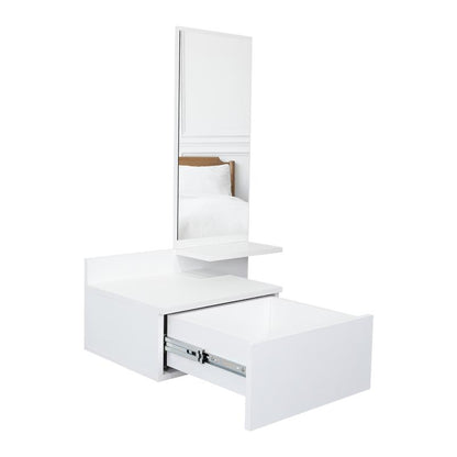 Mueble Recibidor Vienna, Recibidor Viena, Blanco, con un Cajón