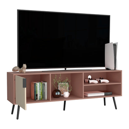 Rack Tv Vulanno 65" Arupo, Con Una Puerta Abatible