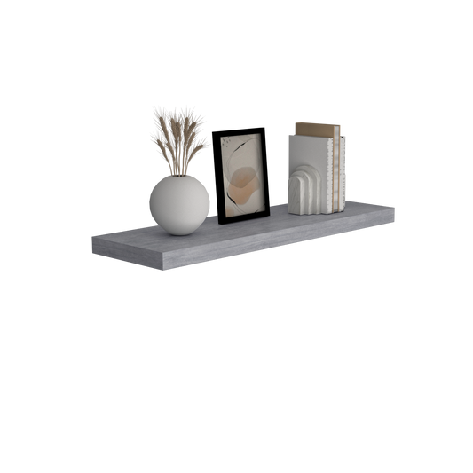 Repisa Flotante FM 041G, Gris Claro