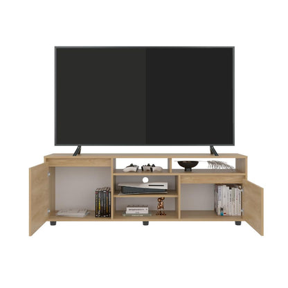 Mesa Para Tv Pino, Fresno Europeo, Para Televisor Hasta 65 Pulgadas