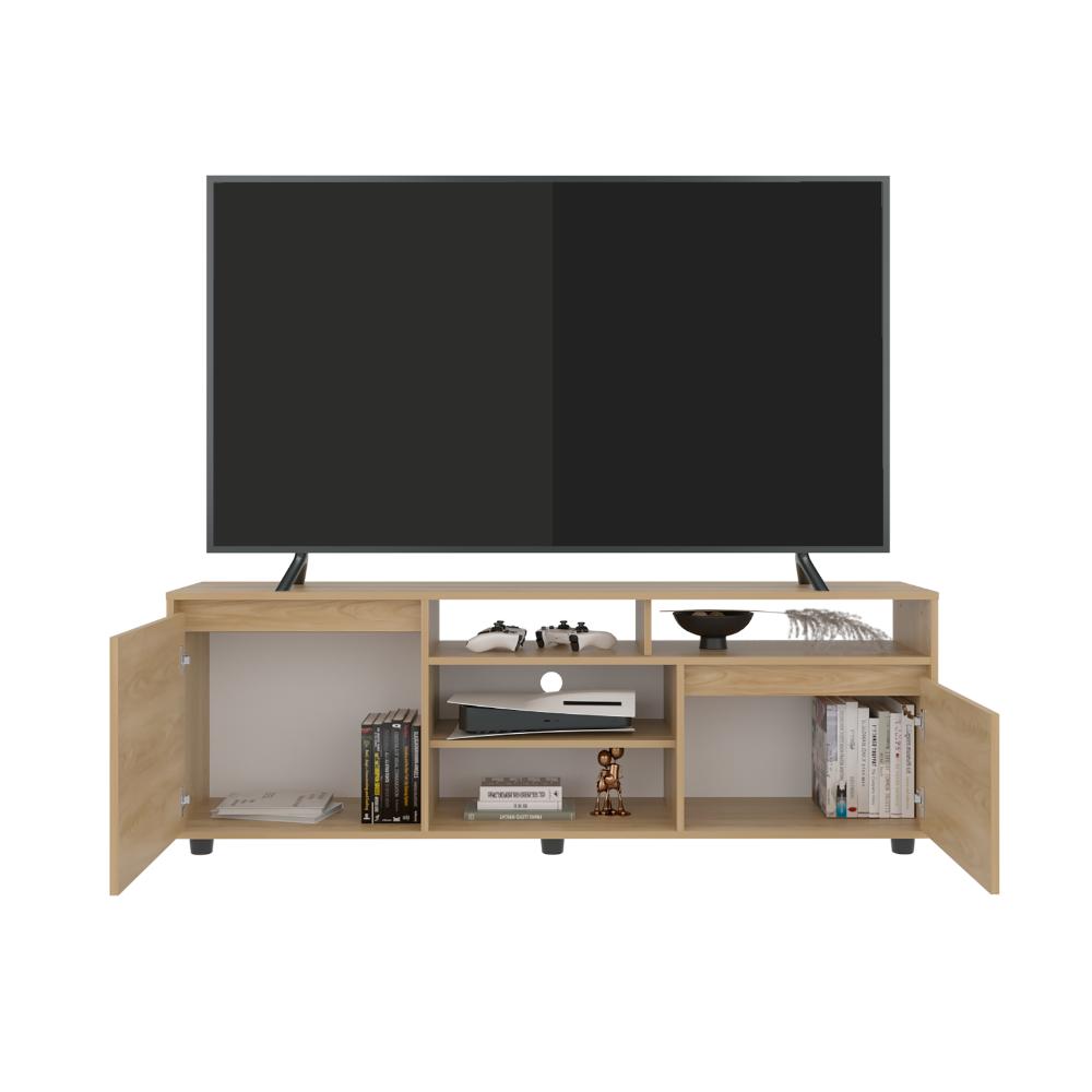 Rack Tv Pino, Fresno Europeo, Para Televisor Hasta 65 Pulgadas (vista 5)