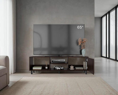 Mesa Para Tv Tunez, Nogal, Para Televisor Hasta 70 Pulgadas (vista 4)