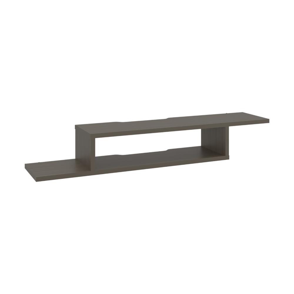 Mesa Para Tv Flotante Dilix, Canela, con superficie para objetos decorativos