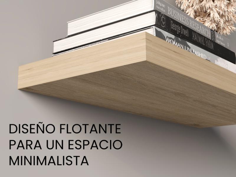 Repisa Flotante Maca, Beige