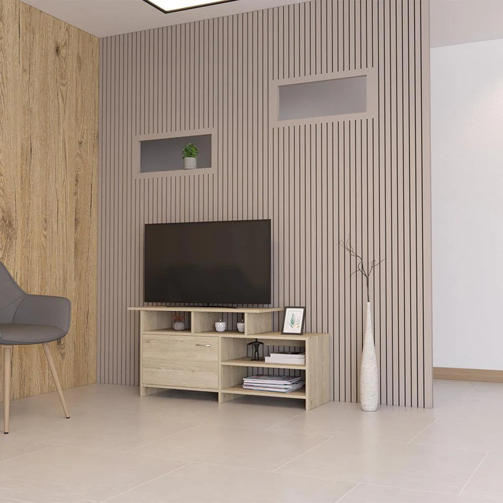 Mesa Para Tv Liena, Rovere, Para Televisor de 40 Pulgadas