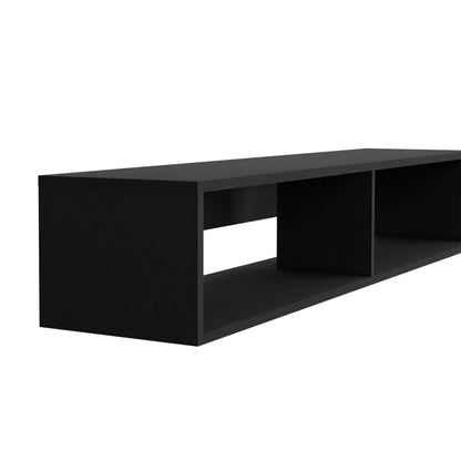 Rack Flotante, Negro, Para Televisor De 70 Pulgadas
