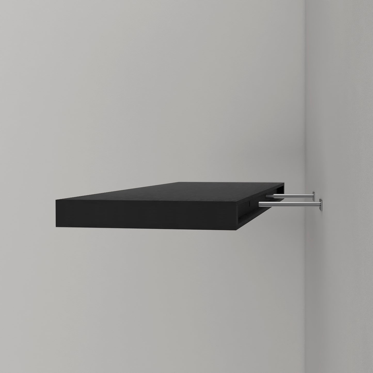 Repisa Flotante FM 041N, Negro