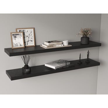 Repisa Flotante Wall, Wengue Por Una Unidad