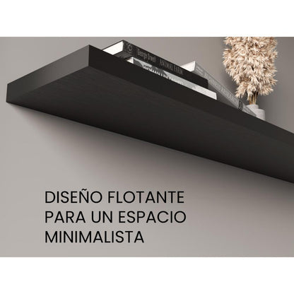 Repisa Flotante,  Negro X1 Unidad