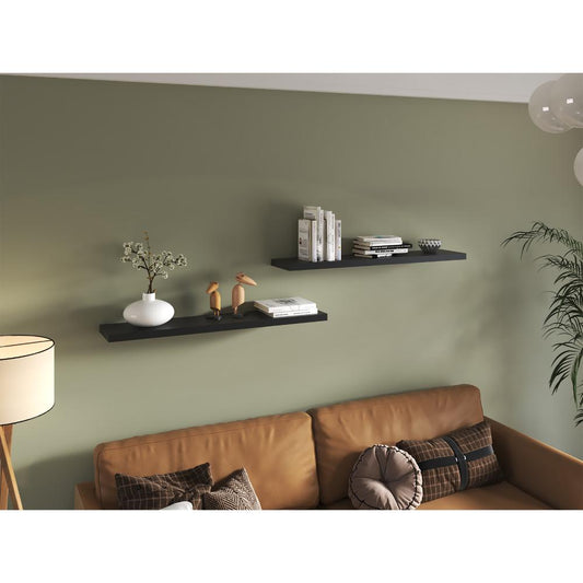 Repisa Flotante Wall, Wengue Por Una Unidad