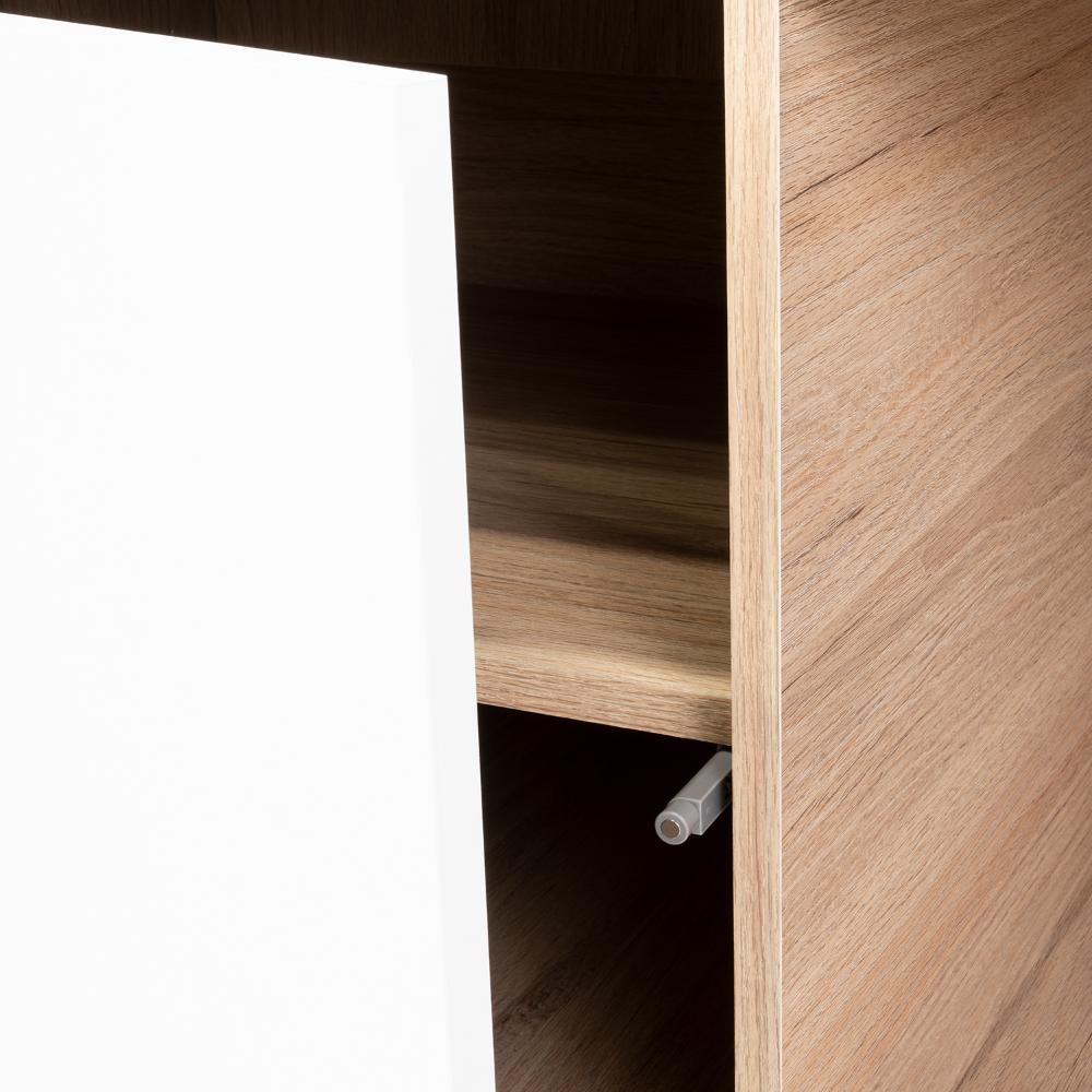 Mesa Para Tv Bored, Beige y Blanco, con Espacio Para Televisor de Hasta 60 Pulgadas (vista 9)