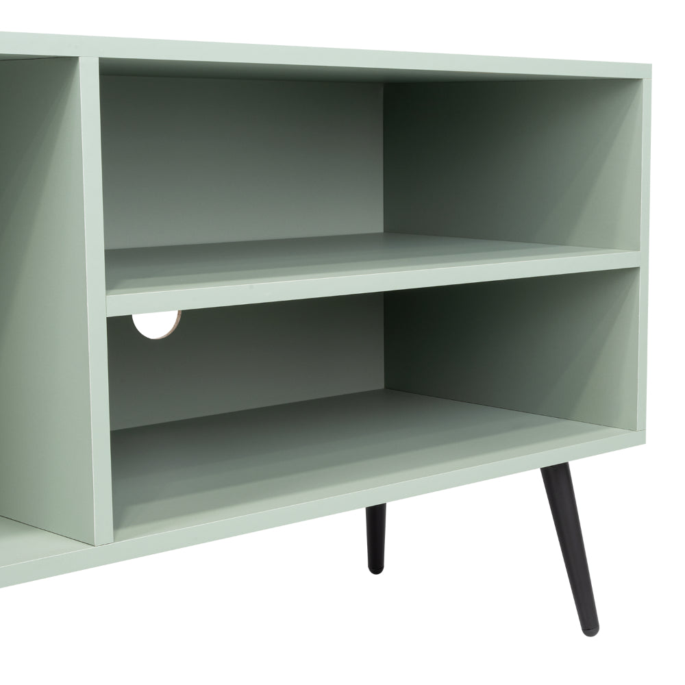Rack Tv 65" Vulcan Una Puerta, Color Agave Y Toquilla