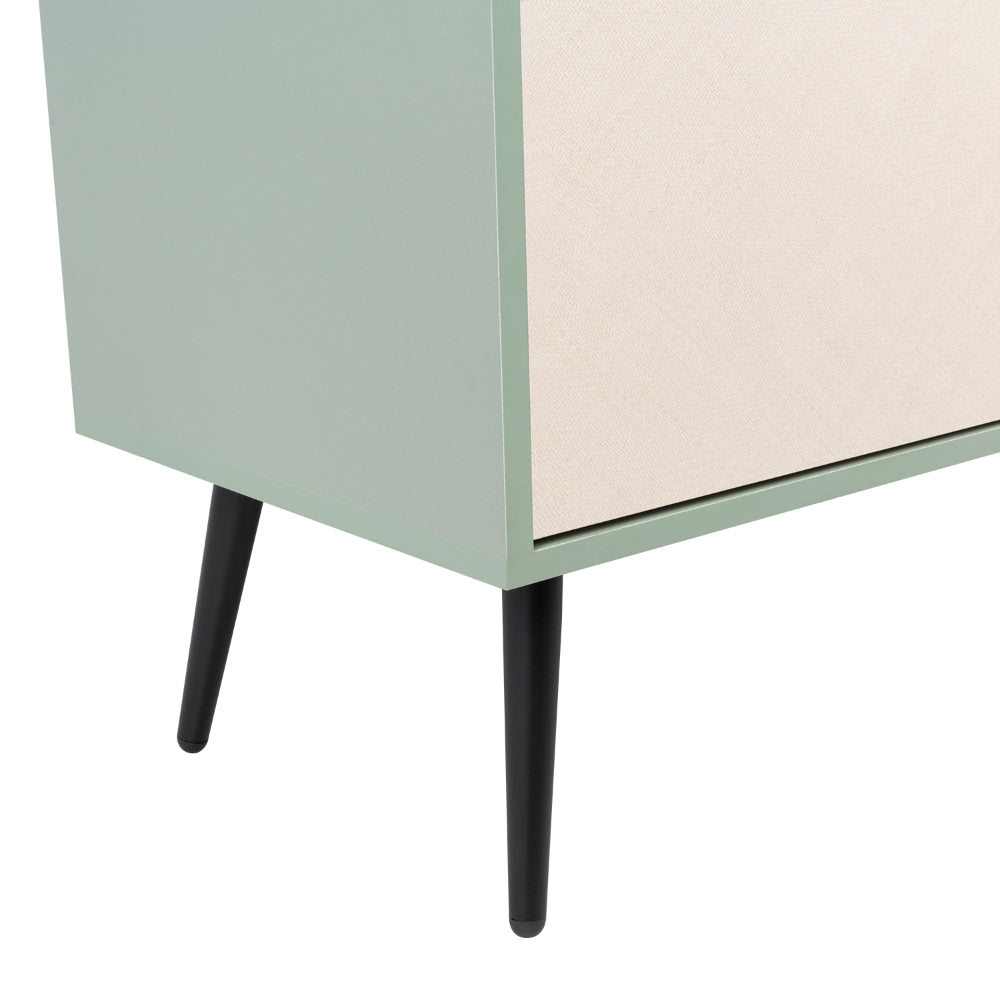 Rack Tv 65" Vulcan Una Puerta, Color Agave Y Toquilla