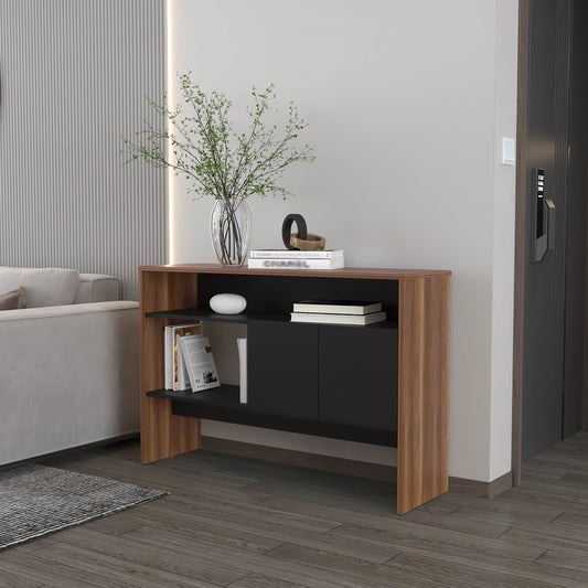 Arrimo Dos Puertas, FM Furniture Cafe Claro Y Negro (vista 2)